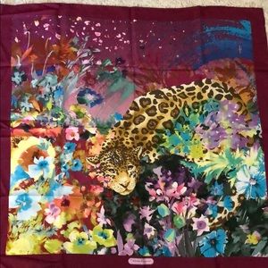 Salvatore Ferragamo Silk Scarf NWT authentic